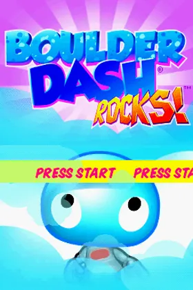 Boulder Dash - Rocks! (Europe) (En,Fr,De,Es,It) screen shot title